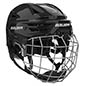 Bauer Re-Akt 155 Helmet Combo with Cage Youth Black