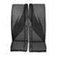 CCM Goalie Pad AXIS F9 Senior Ice Hockey Pad Black-Gray