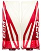 CCM EFLEX 7.5 Goalie Leg Pad Senior Detroit white-red