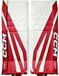 CCM EFLEX 7.9 Goalie Leg Pad Senior Detroit white-red