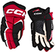 CCM Jetspeed FT680 glove Senior black-red-white