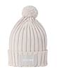 CCM Senior Casual Pom Knit Pearl grey Beanie