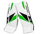 Warrior Ritual G5 goalie pad Bambini white-black-green