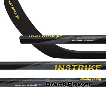 INSTRIKE Black Power High End Grip Ice Hockey Stick 75 Flex (3)